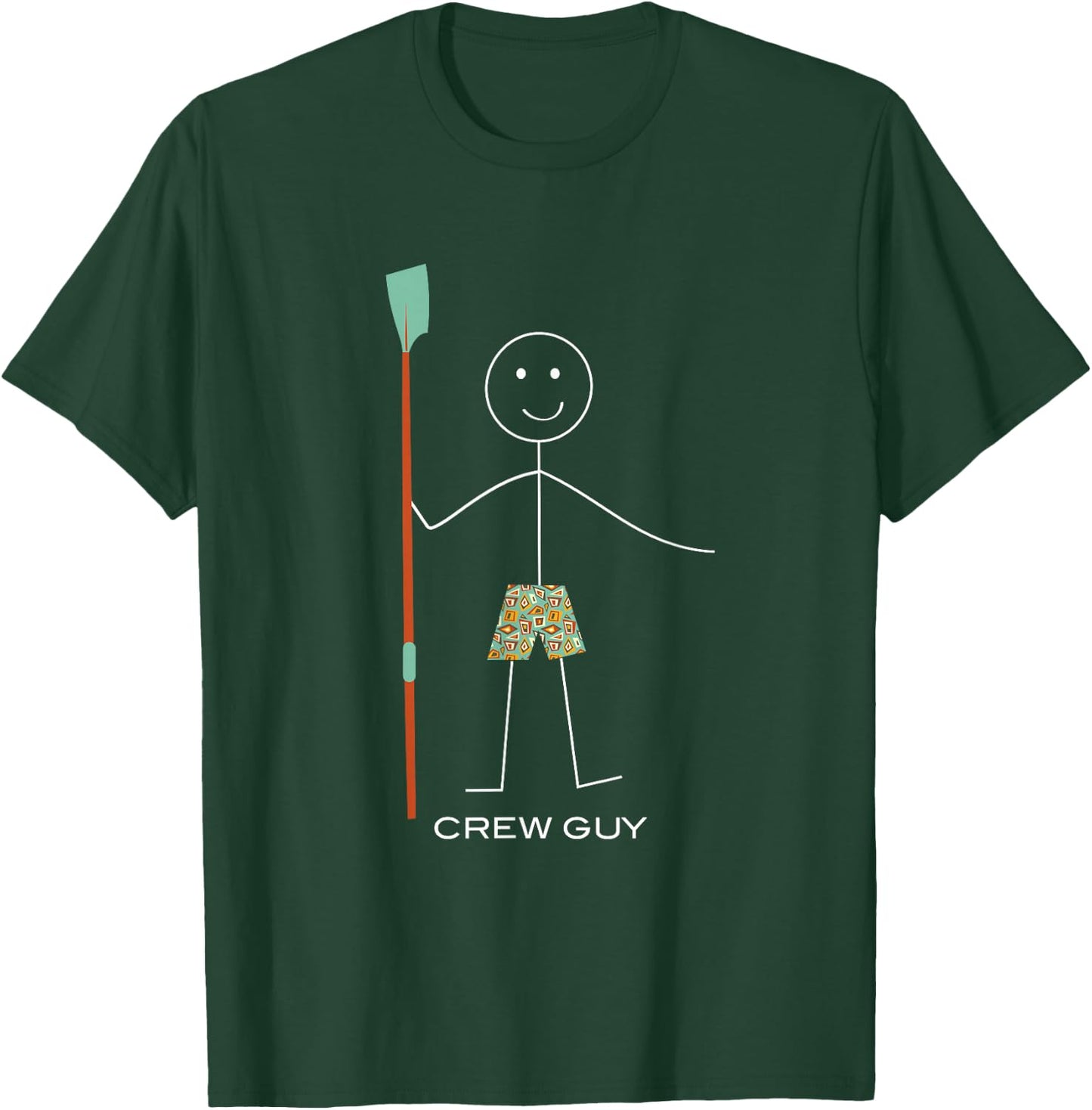 Funny Crew Guy, Boys Rowing T-Shirt - T-Shirt | Forest