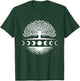 Tree Of Life Yggdrasil Moon Phase Spiritual T-Shirt - T-Shirt | Forest