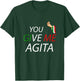 Funny Italian Italia Italy Saying Puns Jokes Gifts You Give Me Agita - Black, Small T-Shirt - T-Shirt | Forest