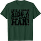Save A Horse Ride A Blue Collar Man Funny (On Back) T-Shirt - T-Shirt | Forest