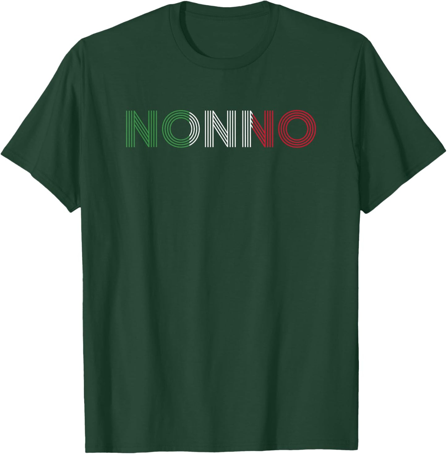 Grandpa Italian Family Roots Italy Home Country Nonno T-Shirt - T-Shirt | Forest