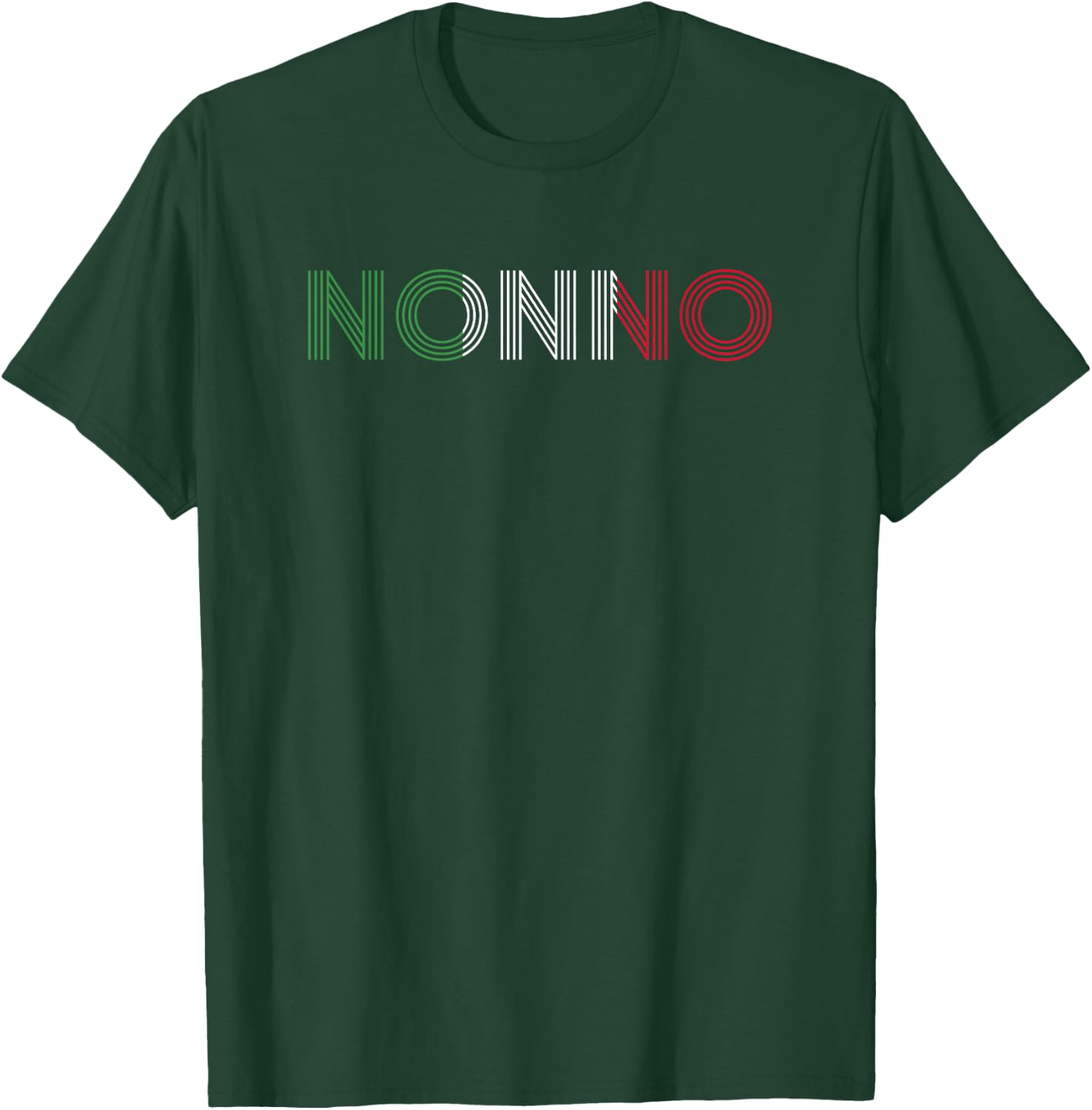 Grandpa Italian Family Roots Italy Home Country Nonno T-Shirt - T-Shirt | Forest