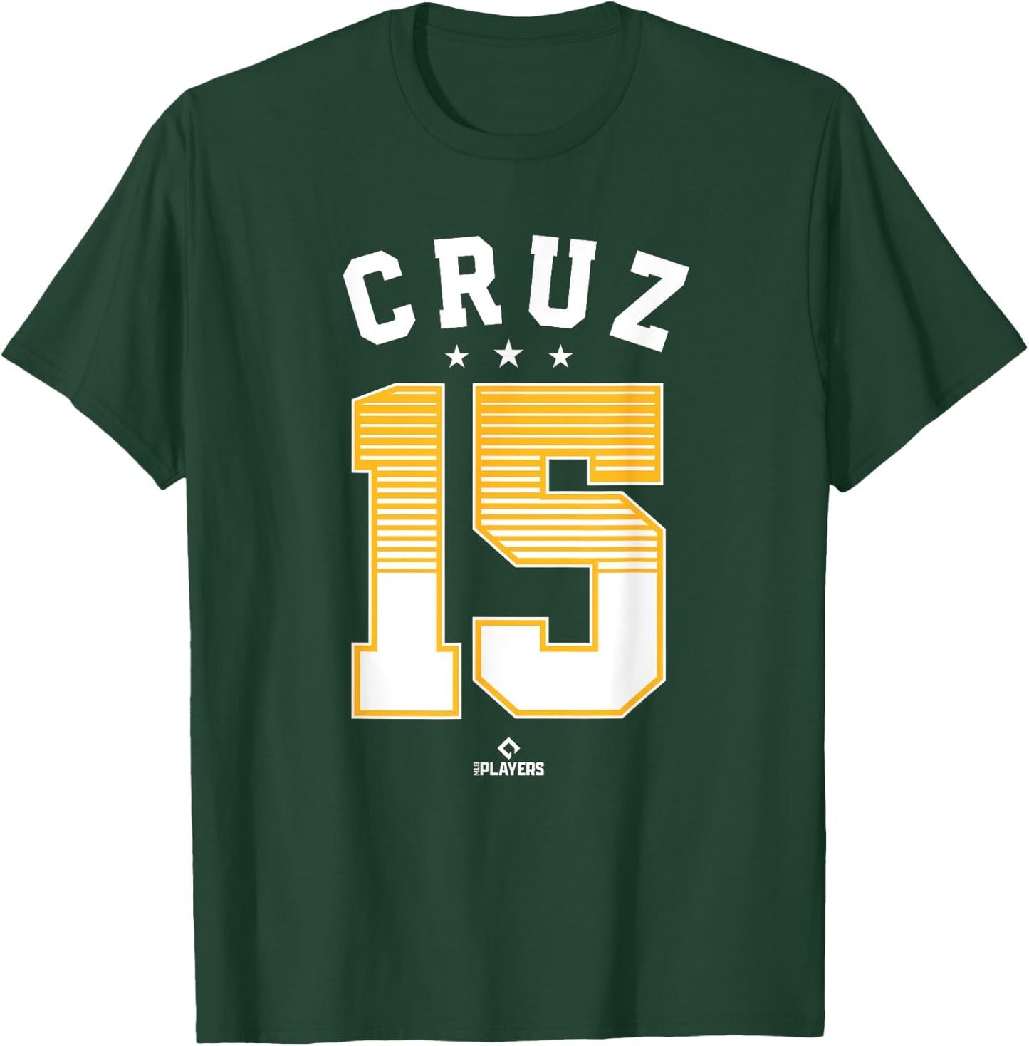 Oneil Cruz 15 Pittsburgh MLBPA T-Shirt - T-Shirt | Forest