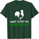 Want To Pet My Lucky Cock Funny St Patrick's Day Chicken Pun T-Shirt - T-Shirt | Forest
