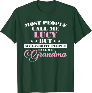 Lucy Name Funny Personalized Grandma T-Shirt - T-Shirt | Forest