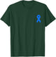 Diabetes Awareness Month Blue Ribbon T1D Type 1 Diabetes T-Shirt - T-Shirt | Forest