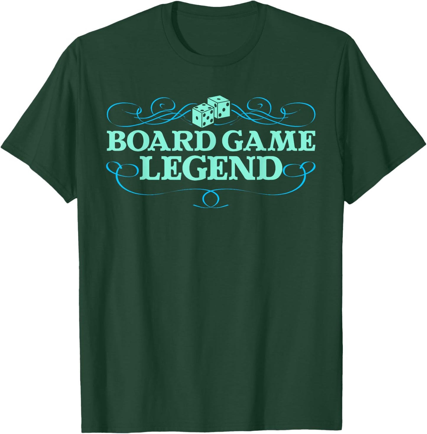 Game Night Adults Funny Board Game Legend T-Shirt - T-Shirt | Forest