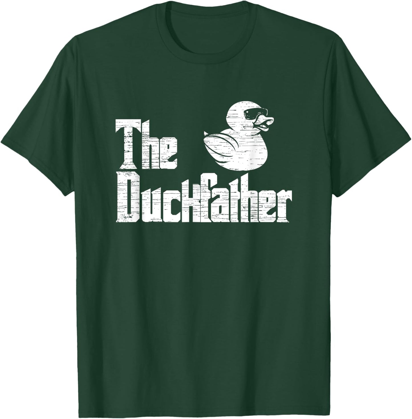 The Duckfather - Funny Rubber Duck T-Shirt - T-Shirt | Forest