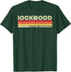 LOCKWOOD Surname Funny Retro Vintage 90s Birthday Reunion T-Shirt - T-Shirt | Forest