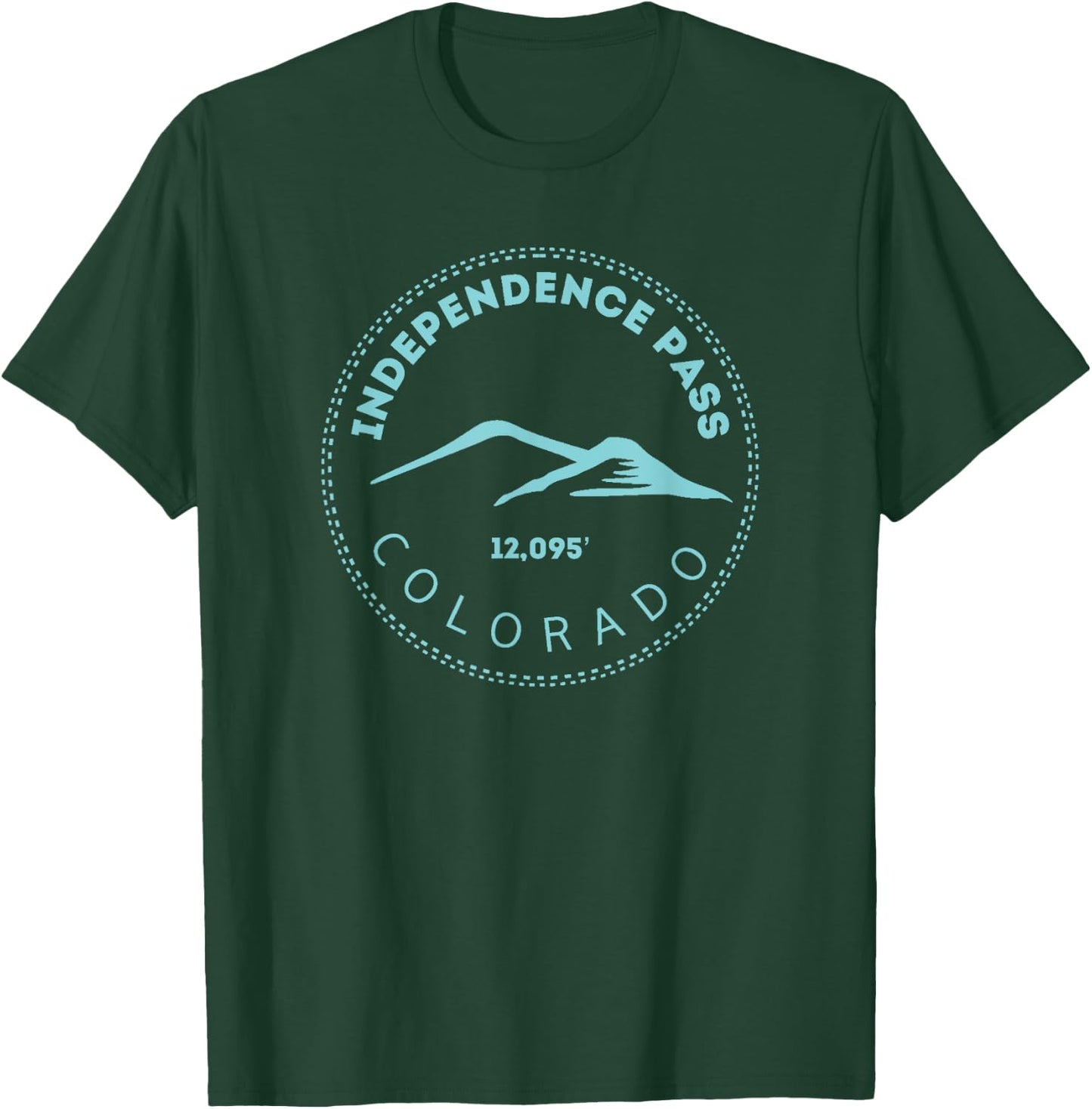 Independence Pass Elevated Colorado Mountain T-Shirt - T-Shirt | Forest