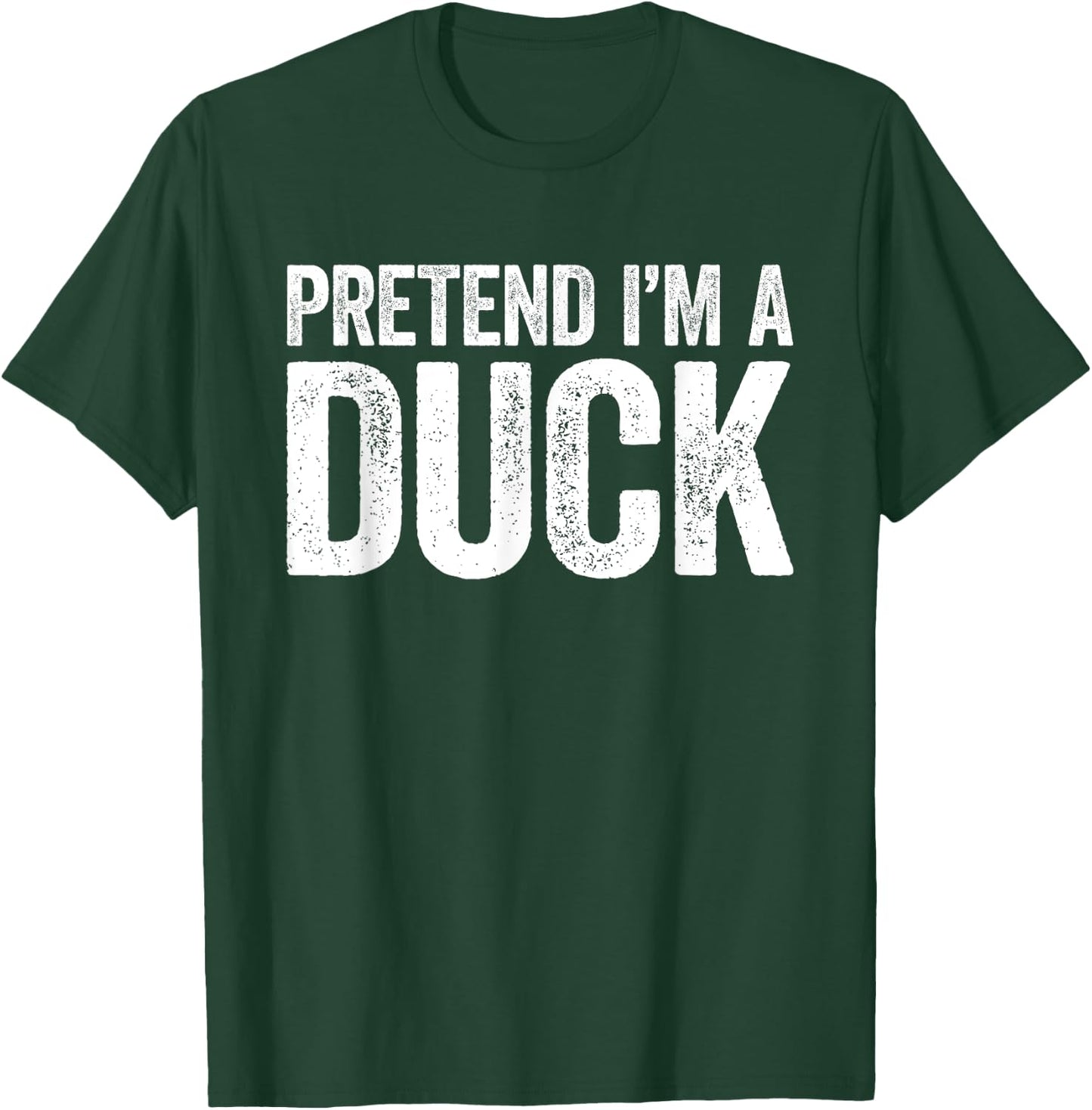 Pretend I'm A Duck Matching Duck Costume Shirt T-Shirt - T-Shirt | Forest