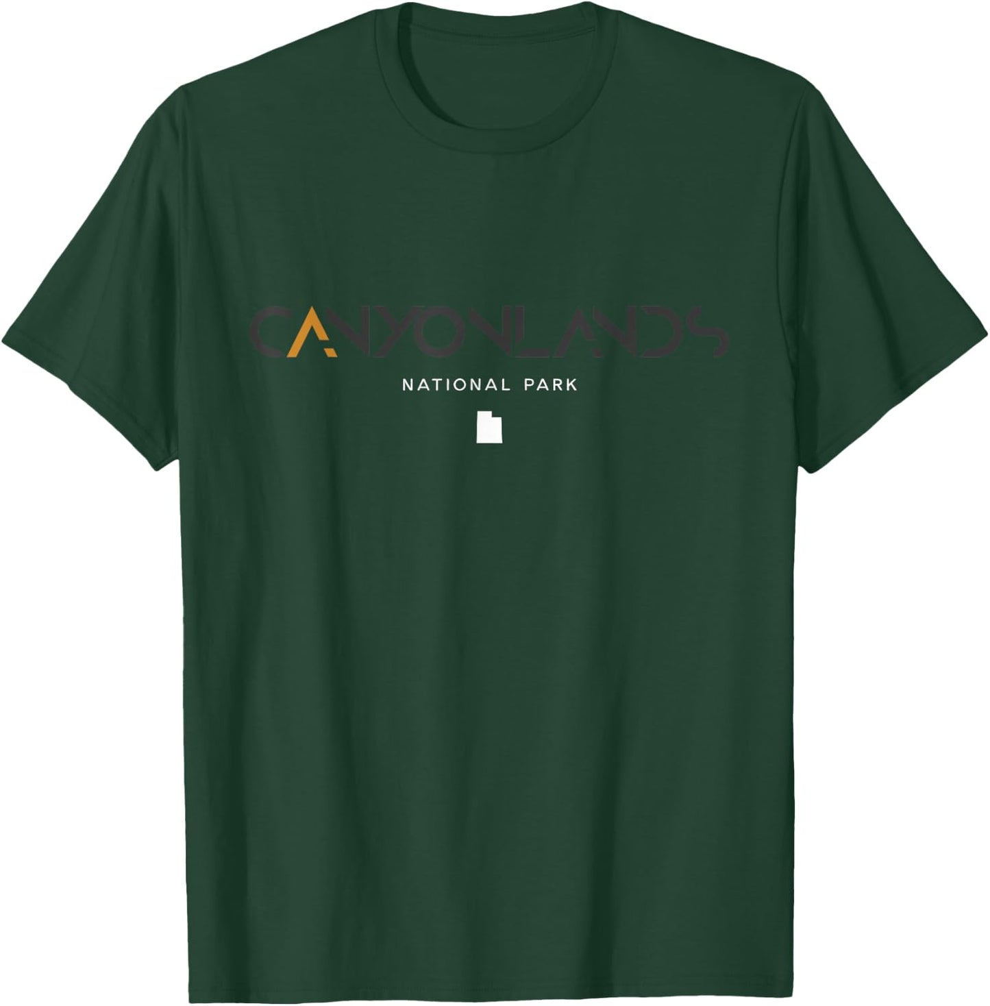 Canyonlands National Park Utah Tonal Retro Vintage T-Shirt - T-Shirt | Forest
