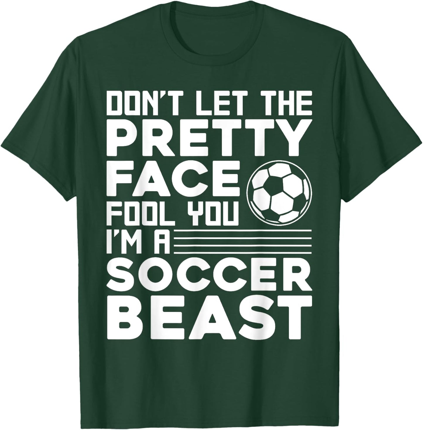 Cool Soccer Teen Girls Soccer Lover Player Sports T-Shirt - T-Shirt | Forest