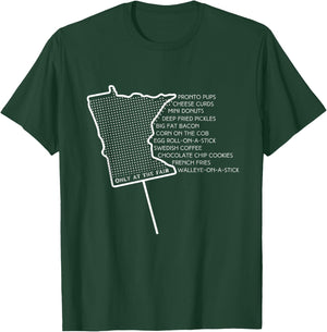 MN State Fair Food T-Shirt - T-Shirt | Forest