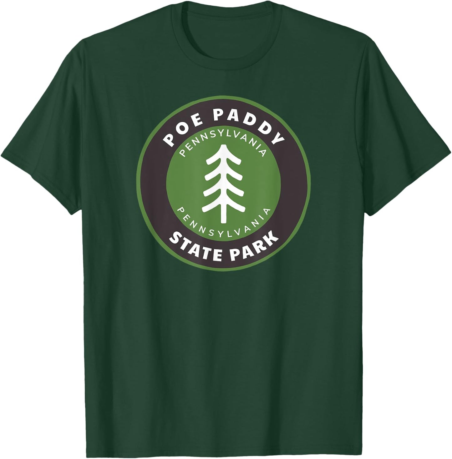 Poe Paddy State Park Pennsylvania PA Vacation Souvenir T-Shirt - T-Shirt | Forest