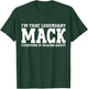 Mack Personal Name Funny Mack T-Shirt - T-Shirt | Forest