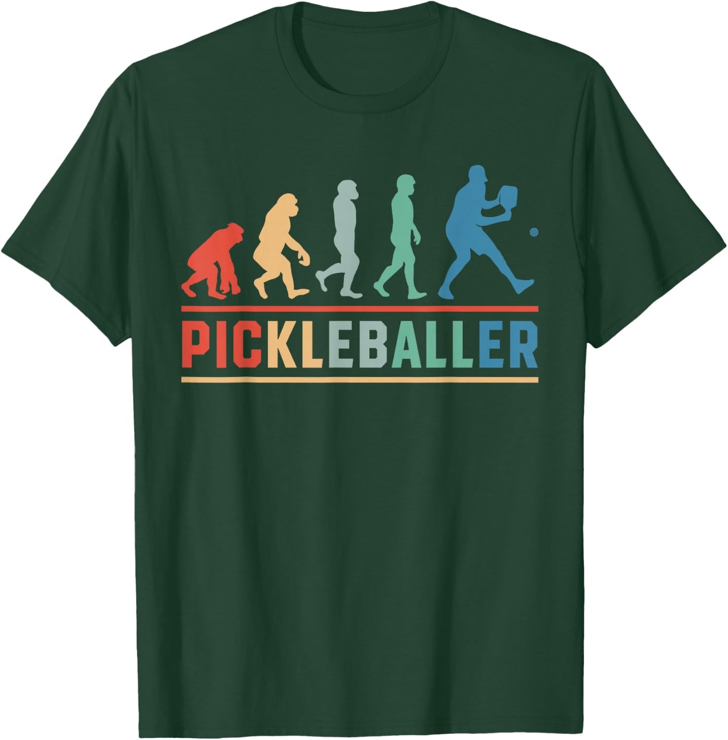 Ape to Pickleballer T-Shirt - T-Shirt | Forest