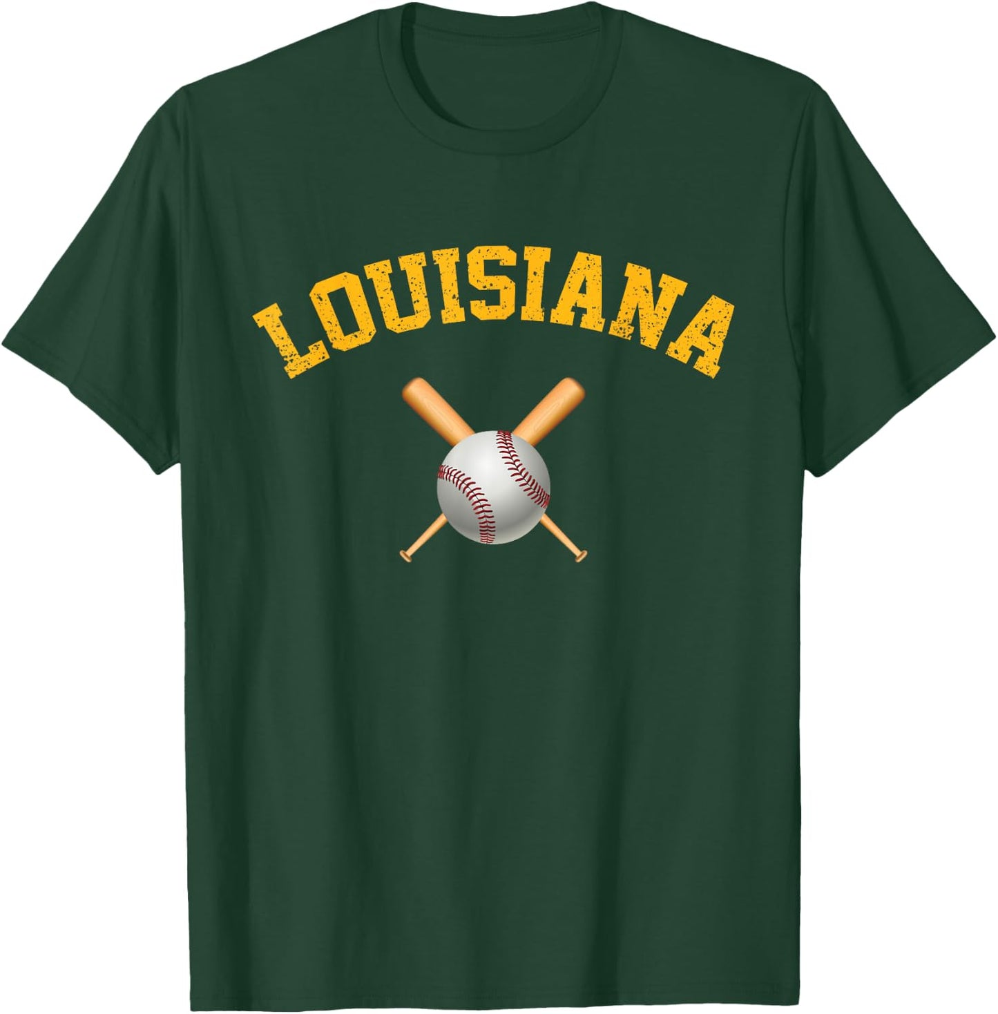 Louisiana Baseball T-Shirt - T-Shirt | Forest