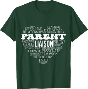 Parent Liaison Appreciation Week Back to School PTA Squad T-Shirt - T-Shirt | Forest