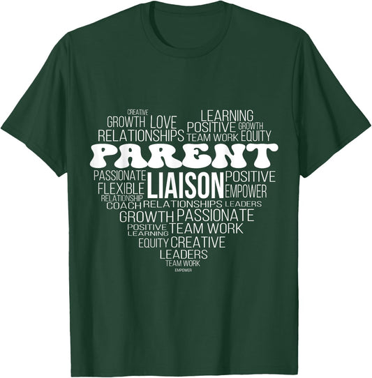 Parent Liaison Appreciation Week Back to School PTA Squad T-Shirt - T-Shirt | Forest