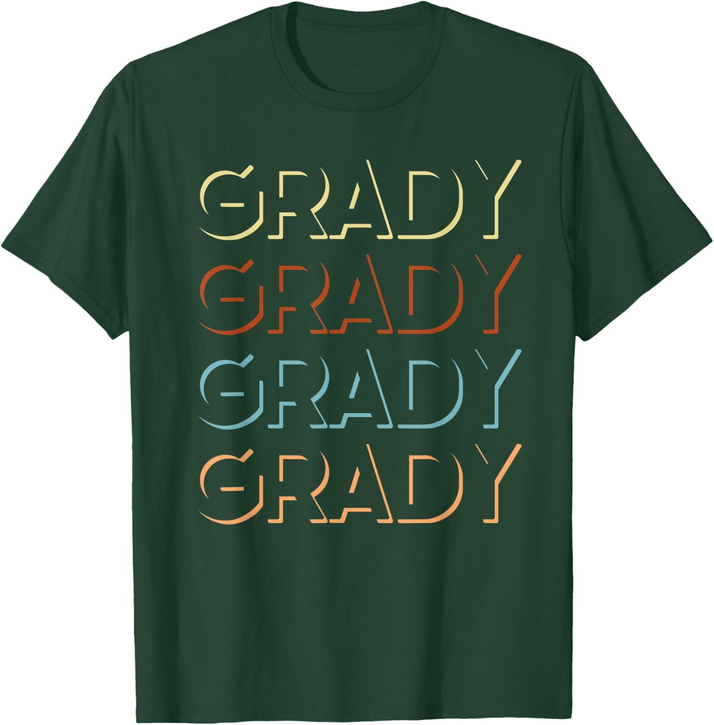 Grady First Name My Personalized Named T-Shirt - T-Shirt | Forest