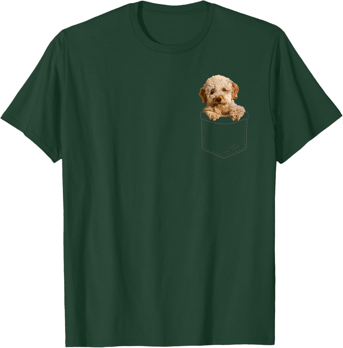 Cute Goldendoodle Design Women Goldendoodle Doodle T-Shirt - T-Shirt | Forest