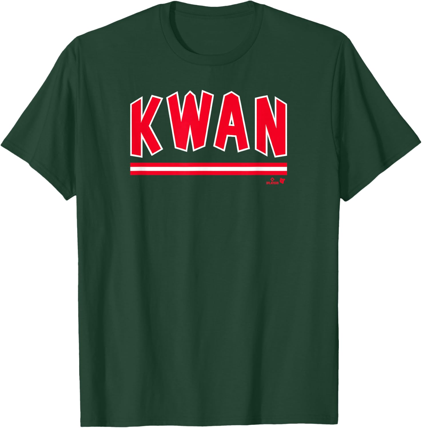 Steven Kwan: Cleveland Text - Cleveland Baseball T-Shirt - T-Shirt | Forest