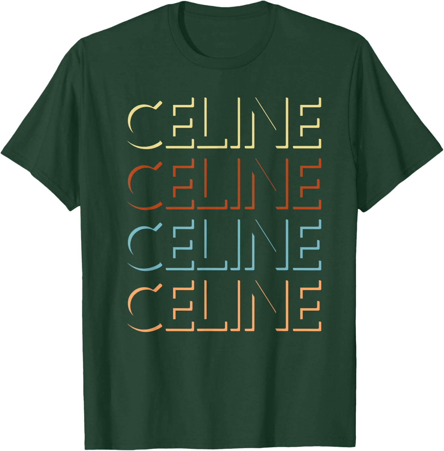 Celine First Name My Personalized Named T-Shirt - T-Shirt | Forest