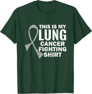 This Is My Lung Cancer Fighting Shirt T-Shirt - T-Shirt | Forest