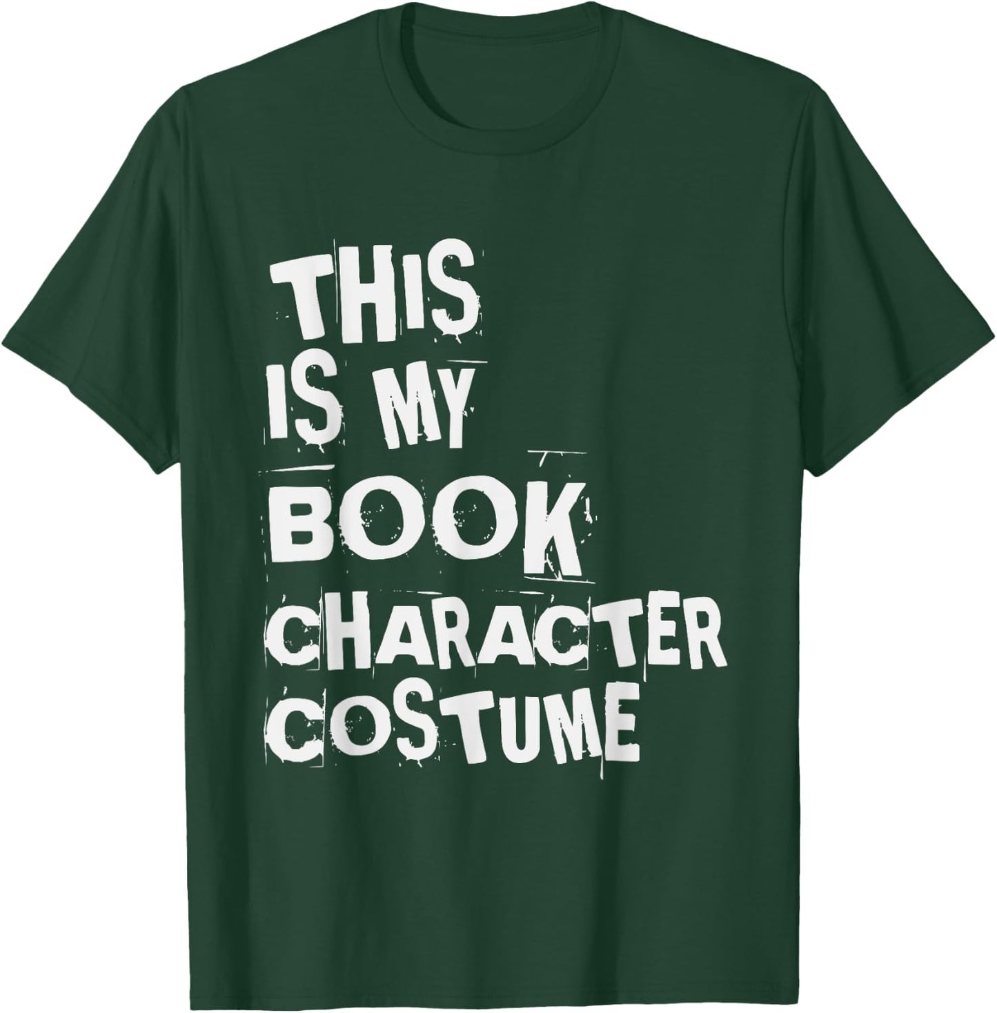 Simple Easy Halloween This Is My Book Character Costume T-Shirt - T-Shirt | Forest