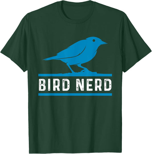 Bird Birds Watching Nerd Feathers Lover Watcher Birdkeeping T-Shirt - T-Shirt | Forest