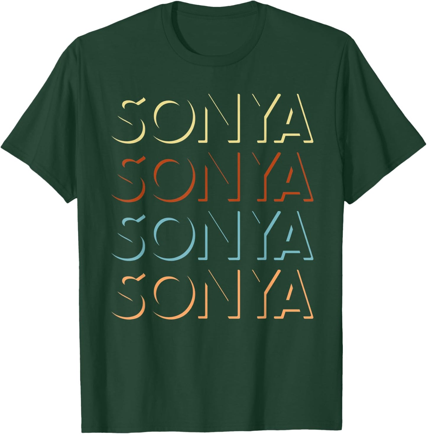 Sonja First Name My Personalized Named T-Shirt - T-Shirt | Forest