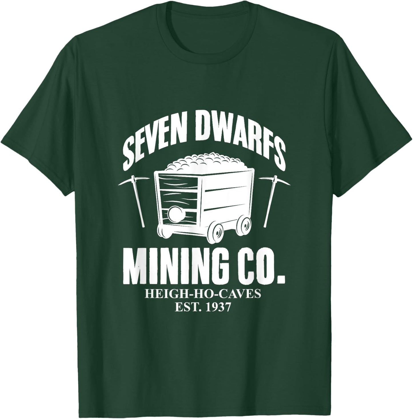 Seven Dwarfs Mining Co. Coal Miner Gold Miner Pitman T-Shirt - T-Shirt | Forest
