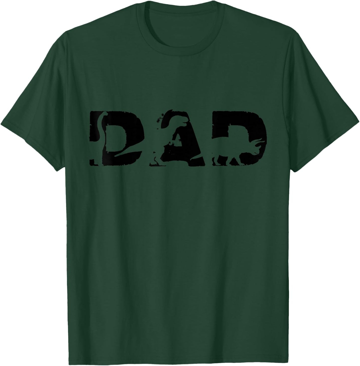 Dinosaur Dad Cute Three Rex Dino for Party in Father's Day T-Shirt - T-Shirt | Forest