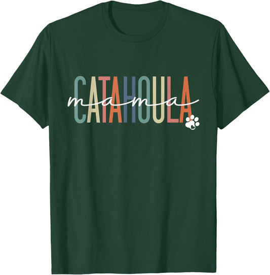 Catahoula Mama Catahoula Leopard Dog Mom Mother's Day T-Shirt - T-Shirt | Forest