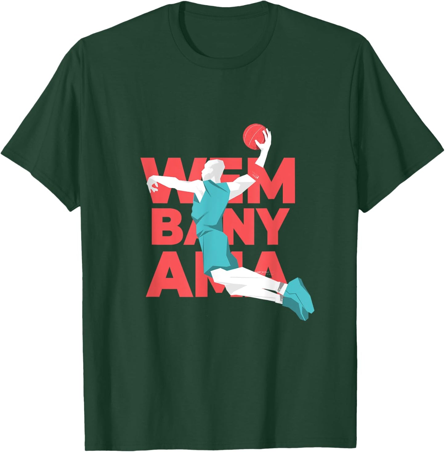Wembanyama Basketball Amazing Gift Fan T-Shirt - T-Shirt | Forest