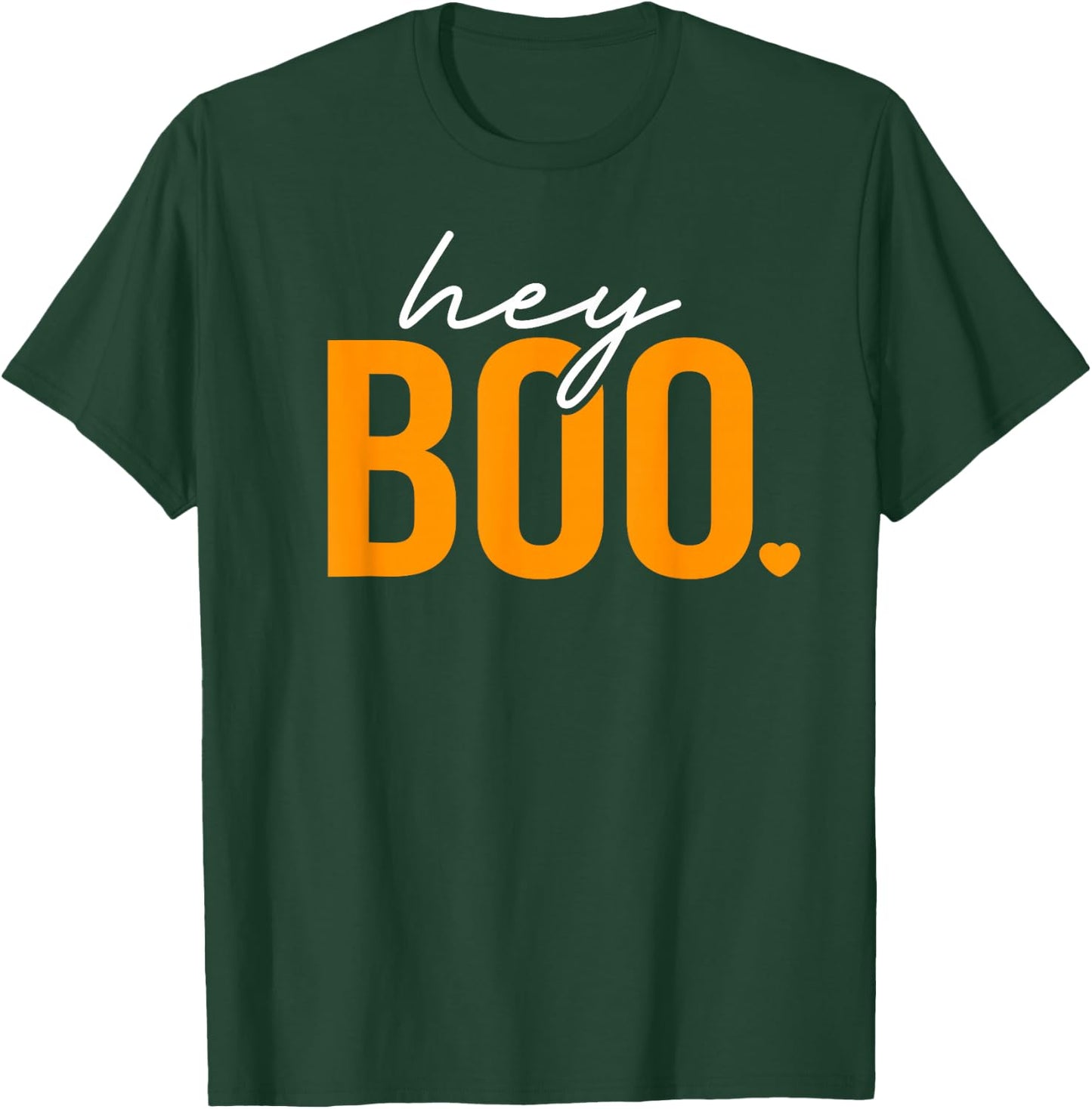 Hey Boo Funny Halloween Pun Ghost Spooky Toddler Boy Girl T-Shirt - T-Shirt | Forest
