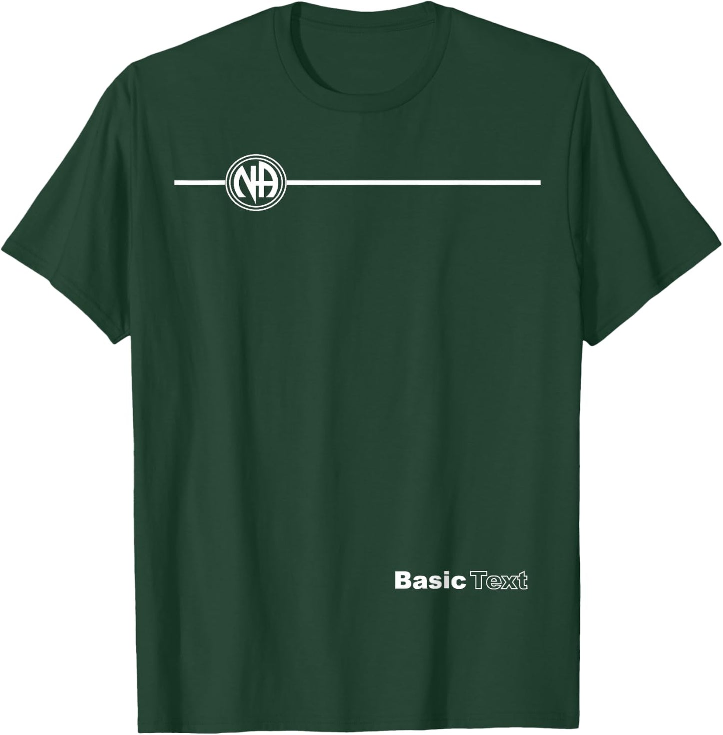 Narcotics Anonymous | Basic Text | Recovery Shirt T-Shirt - T-Shirt | Forest