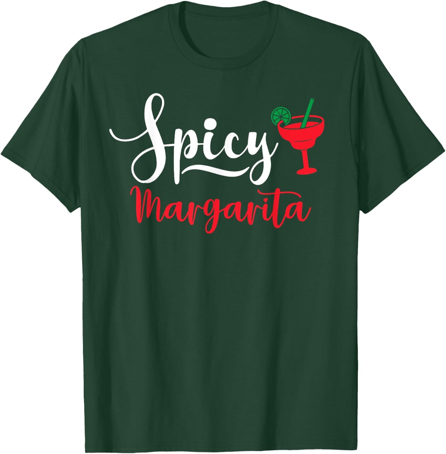 Spicy Margarita Shirt,Spicy Marg Shirt that says Spicy T-Shirt - T-Shirt | Forest