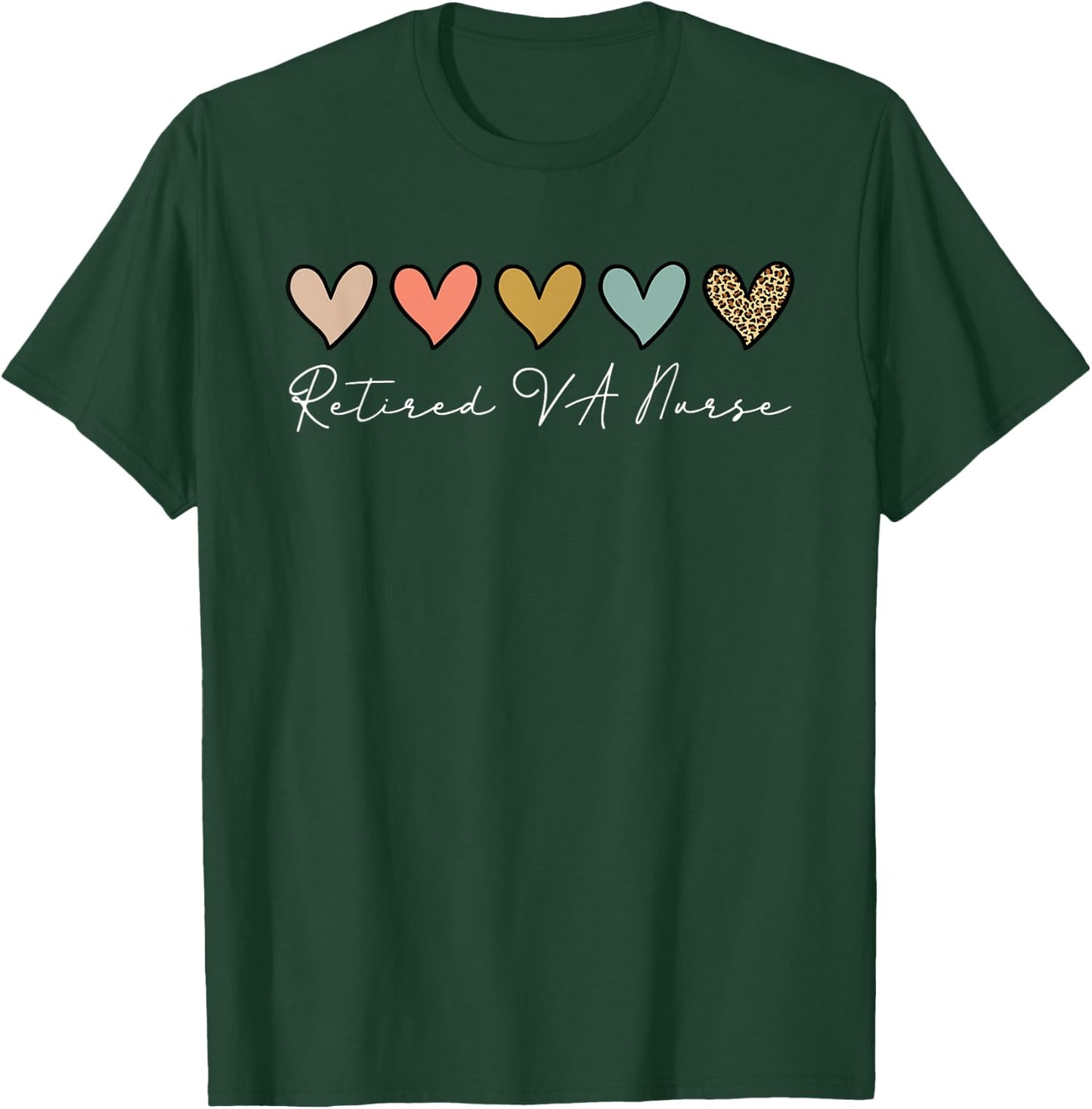 Retired VA Nurse Shirt Nursing Retirement Party T-Shirt - T-Shirt | Forest