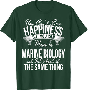 Funny Graduation Marine Biology Major T-Shirt - T-Shirt | Forest