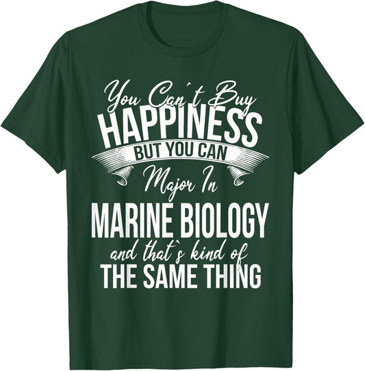 Funny Graduation Marine Biology Major T-Shirt - T-Shirt | Forest