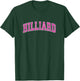 Hilliard Ohio OH Vintage Sports Design Pink Design T-Shirt - T-Shirt | Forest