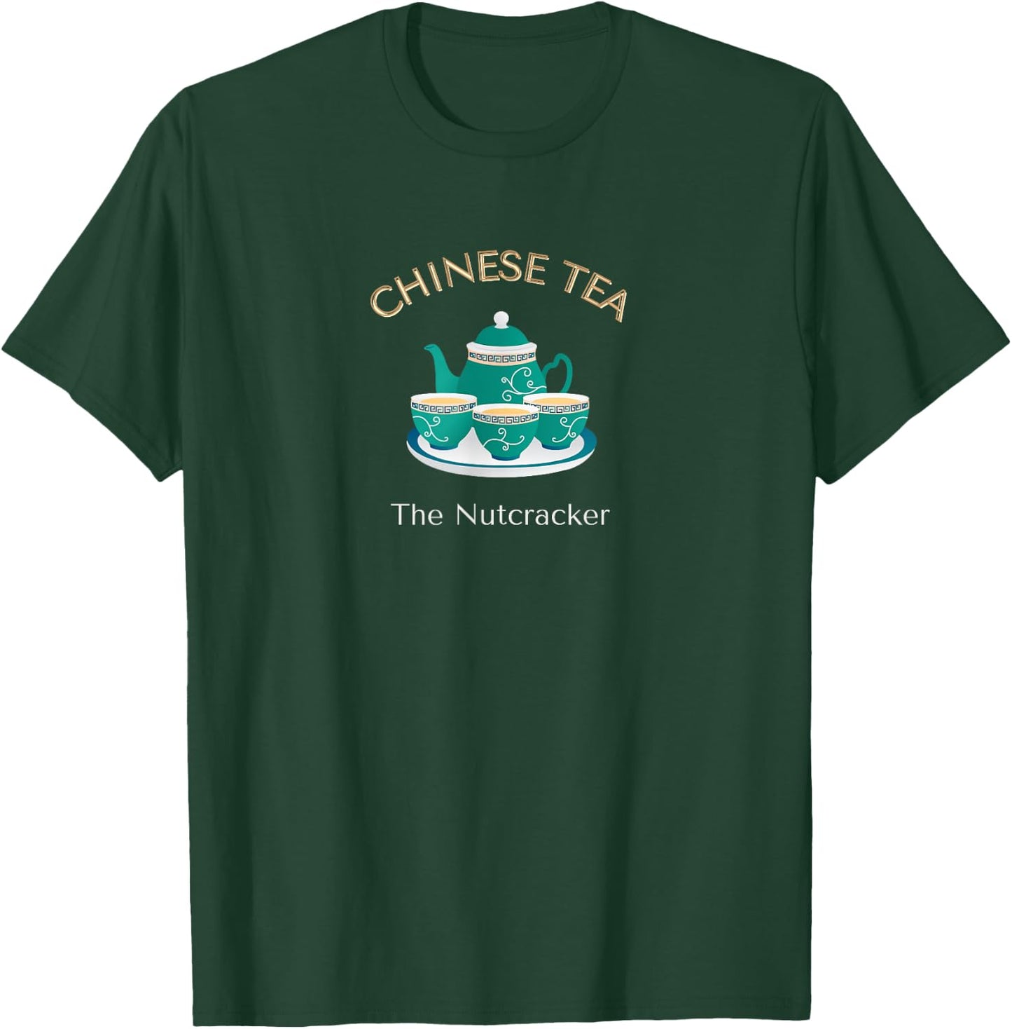 CHINESE TEA THE NUTCRACKER Christmas Ballet Dancer Graphic T-Shirt - T-Shirt | Forest