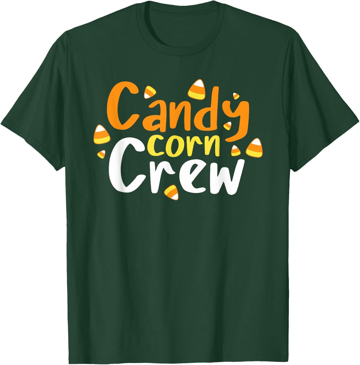 Candy Corn Crew Funny Halloween T-Shirt - T-Shirt | Forest