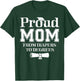 Proud Mom of a 2024 Graduate Mother Senior Graduation Gift T-Shirt - T-Shirt | Forest