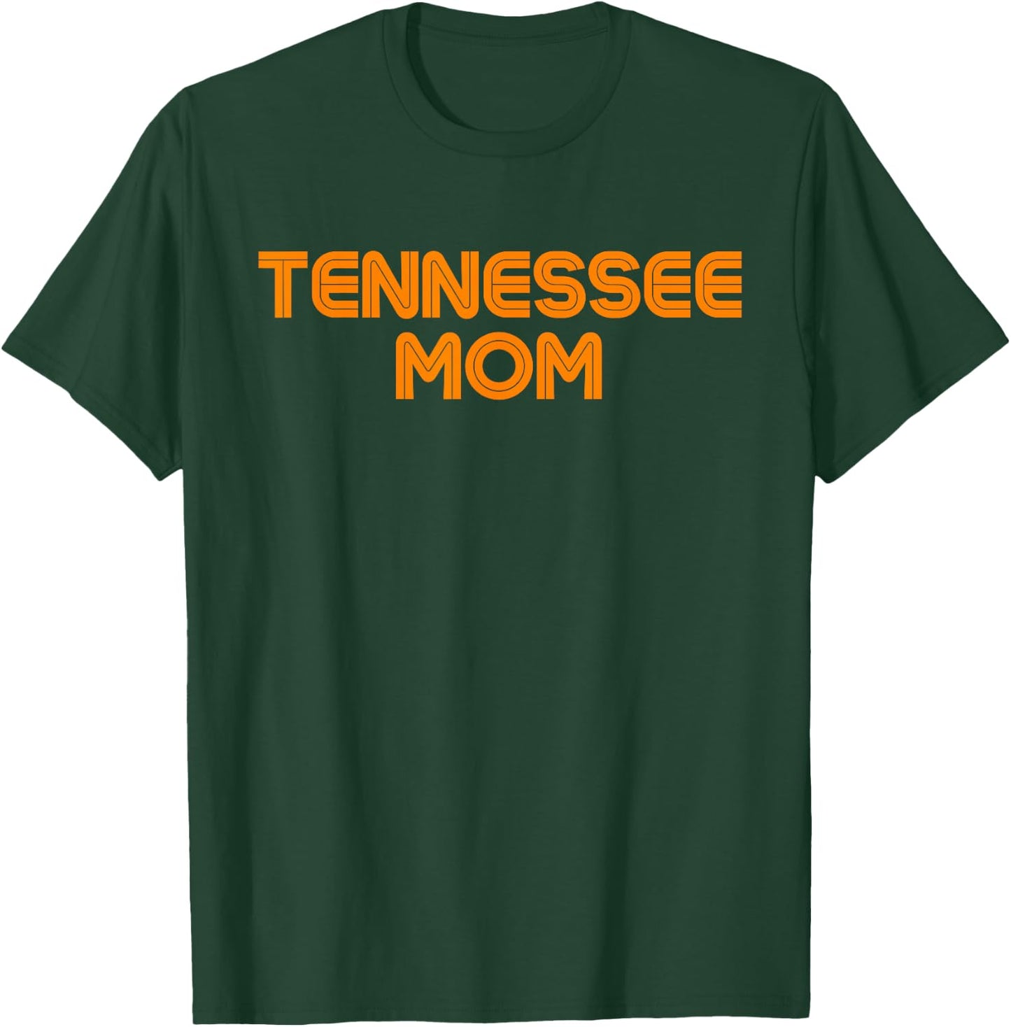 Retro Tennessee Mom TN Orange Vintage Tennessee Parent T-Shirt - T-Shirt | Forest