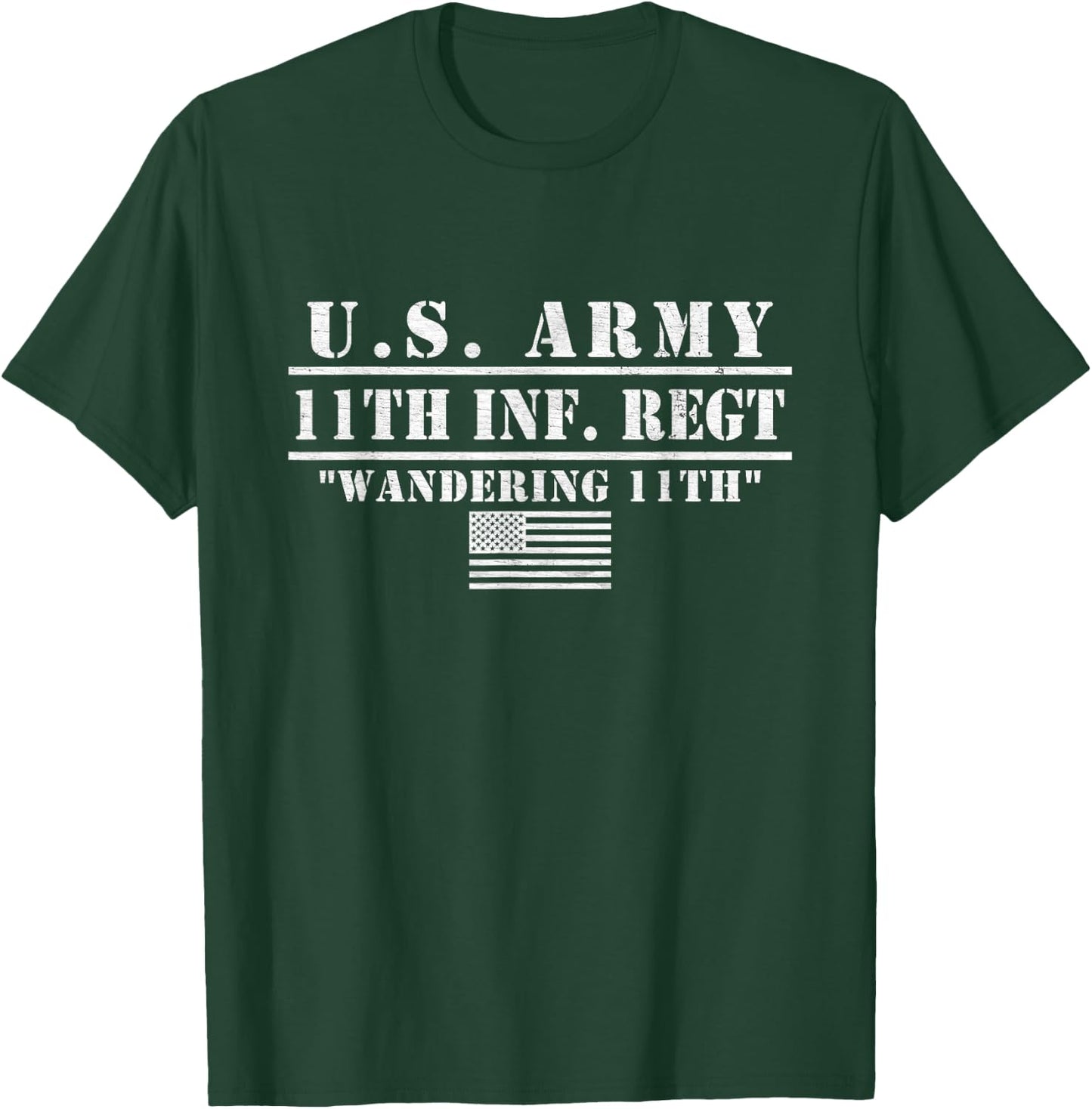 11th Infantry Regiment Fort Benning 11th Inf Regt Gifts T-Shirt - T-Shirt | Forest