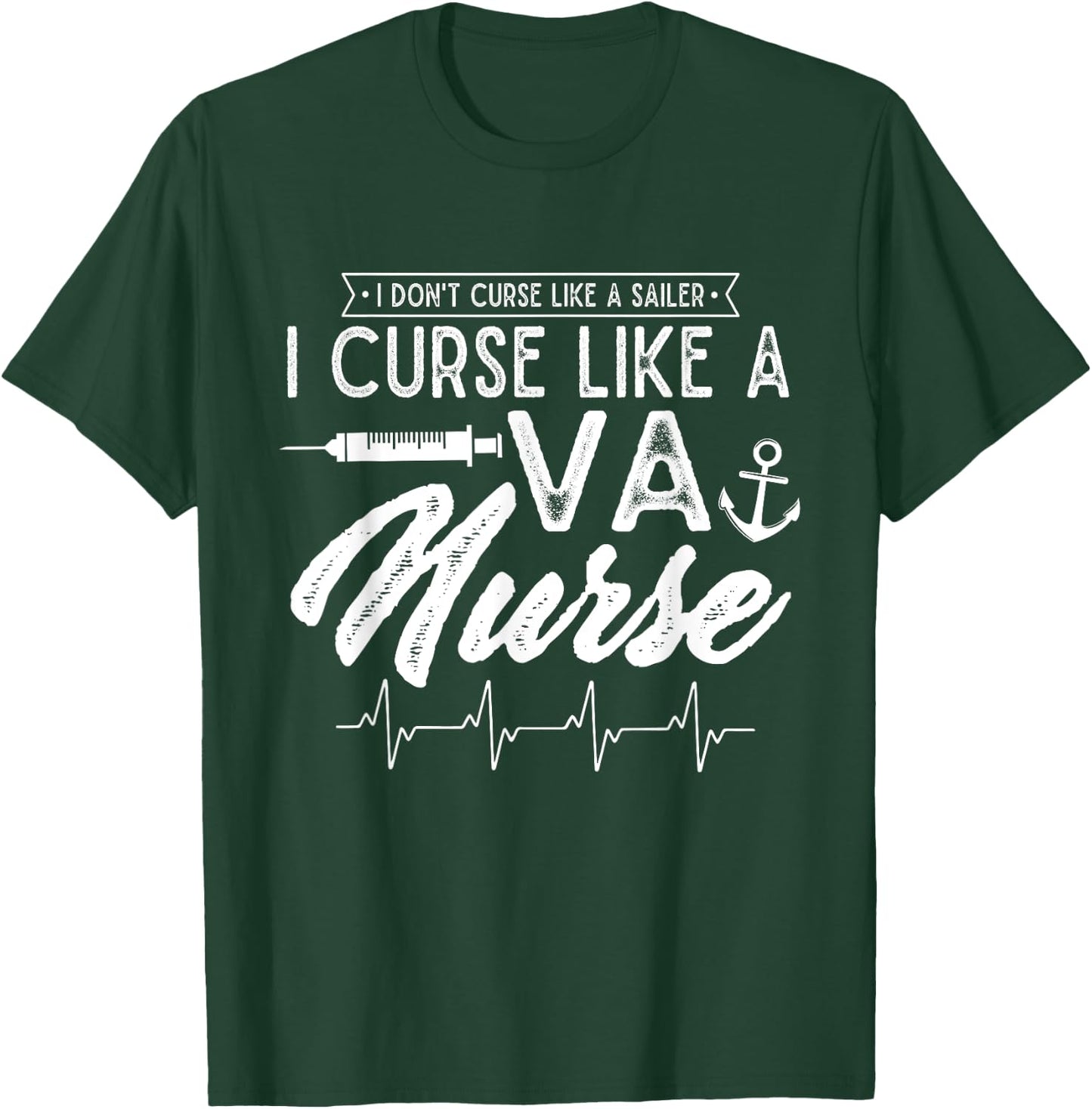 VA Nursing VA Nurse Veterans Nursing Nurse VA Nurse Nursing T-Shirt - T-Shirt | Forest