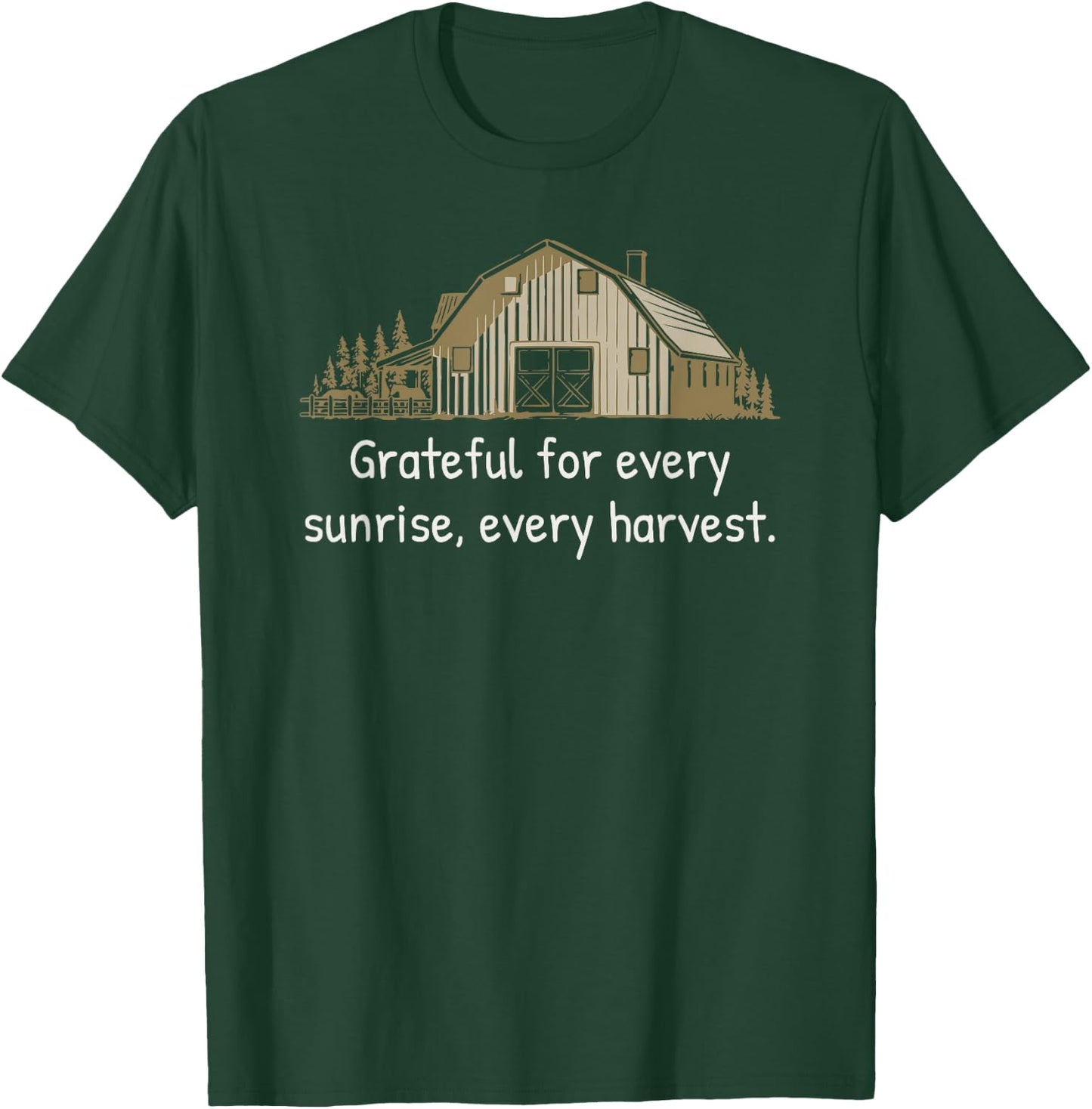 Embrace the Farming Life Harvest Homestead Farmer T-Shirt - T-Shirt | Forest